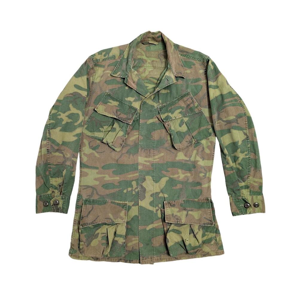 Vietnam Era Non-Ripstop ERDL Tropical Combat Coat - Rare